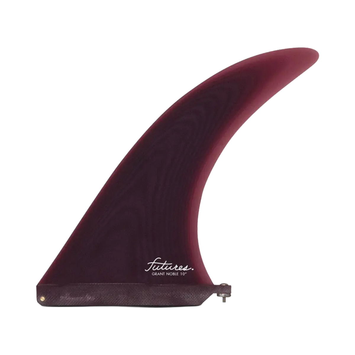 Futures - Fins Single - Grant Noble Fibre Glass 10" purple Viral surf