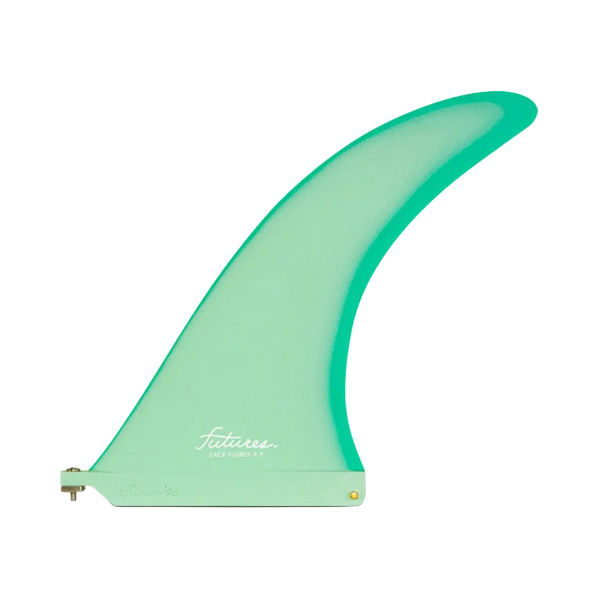 Futures - Fins Single - Zack Flores Glass fiber 9.5" green Viral surf