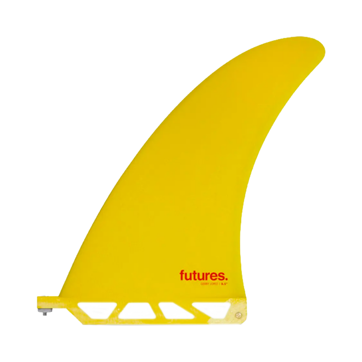 Futures - Fins Single - Gerry Lopez Glass fiber 8.5" yellow Viral surf