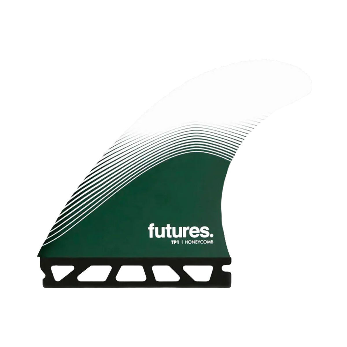 Futures - Fins Thrusters - TP1 RTM signature series Honeycomb green Viral surf