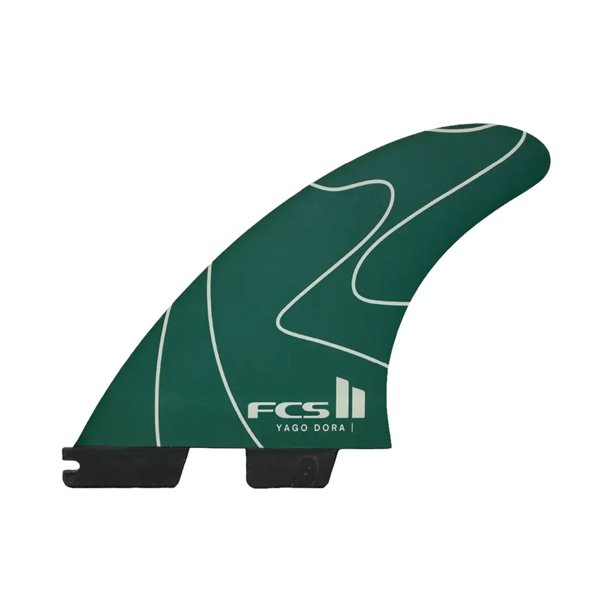 FCS II - Fins Thrusters - Yago Daro Performance Core green Surf Hardware International