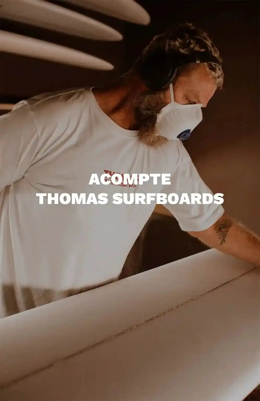Acompte deposite - Thomas Surfboards & Jake Bowrey Shapers club