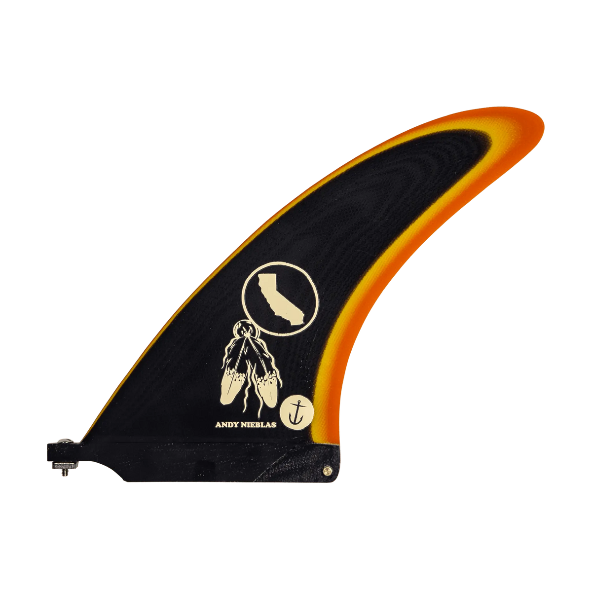 Captain fin & Co - Aileron single - Andy Nieblas 7.5" noir