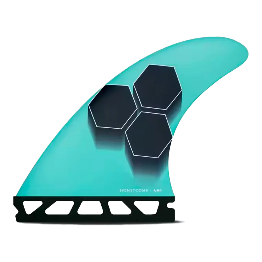 Futures - Ailerons thruster - AM1 Honeycomb RTM turqoise Surfshop - Shapers Club House