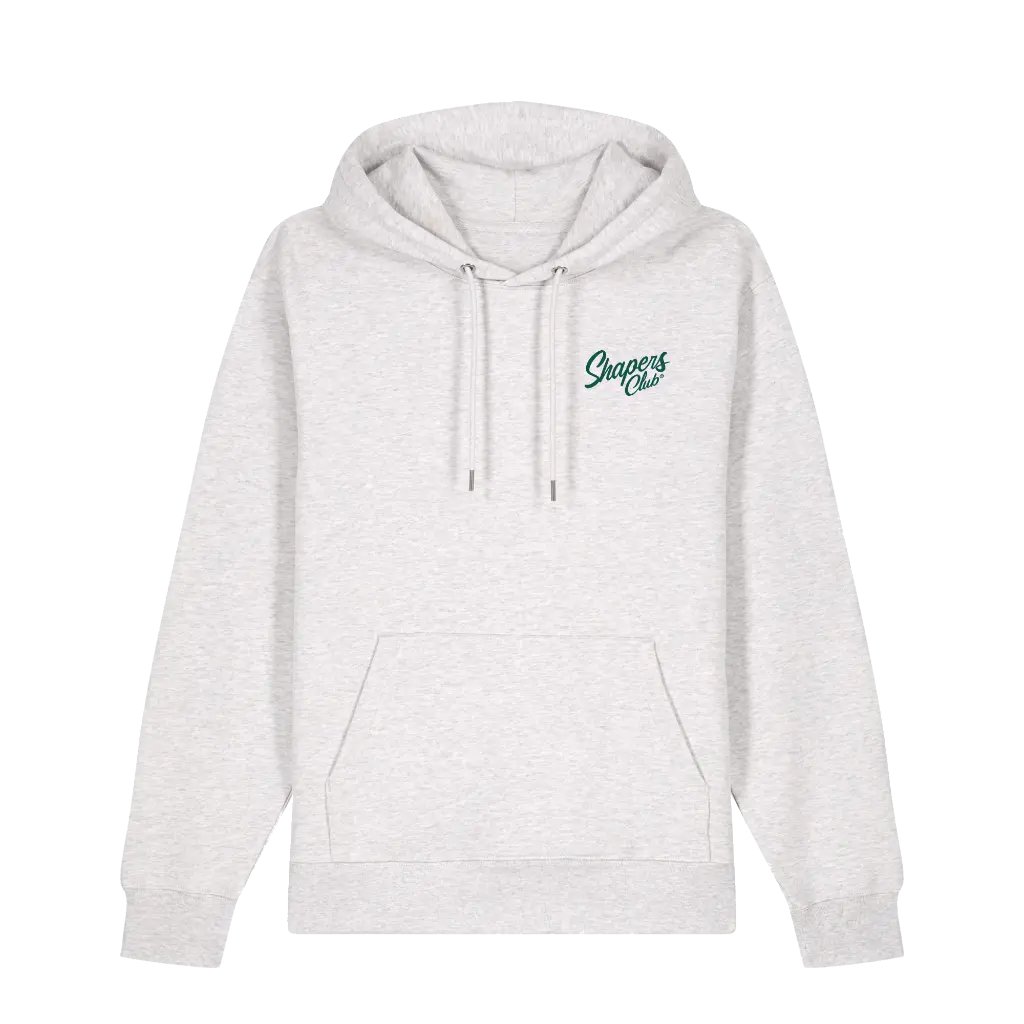 Shapers Club - Hoodie - Classic logo GREEN - Gris - Face avant