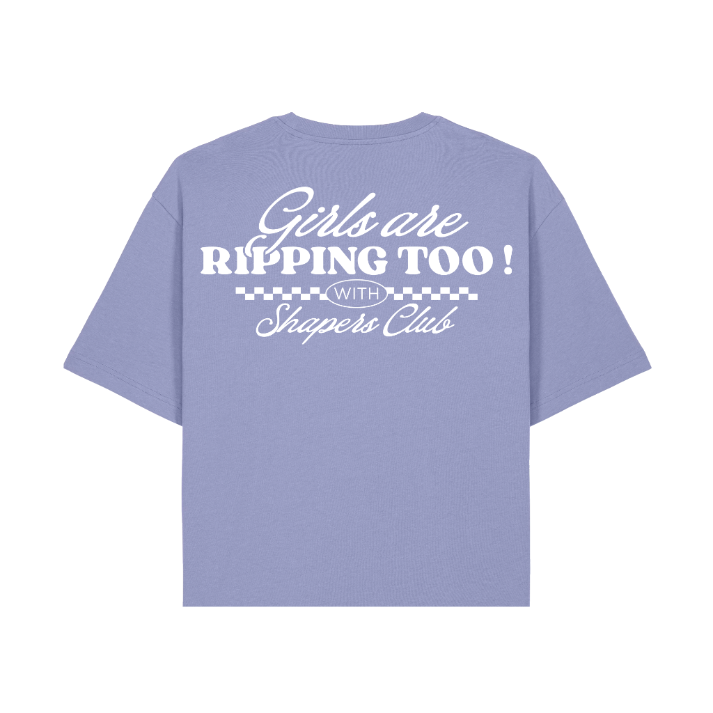 Shapers Club - T-Shirt Femme - Ripping too - Violet - Face arrière