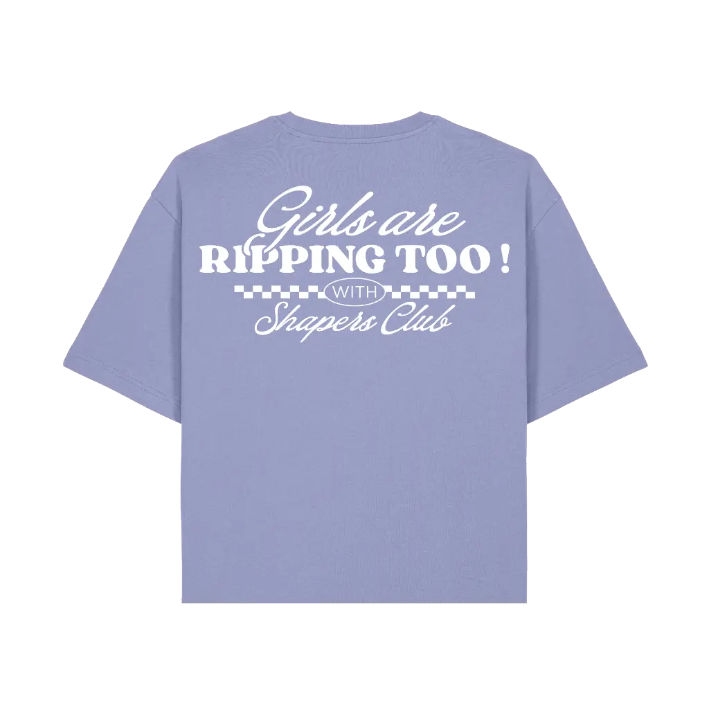 Shapers Club - T-Shirt Femme - Ripping too - Violet - Face arrière