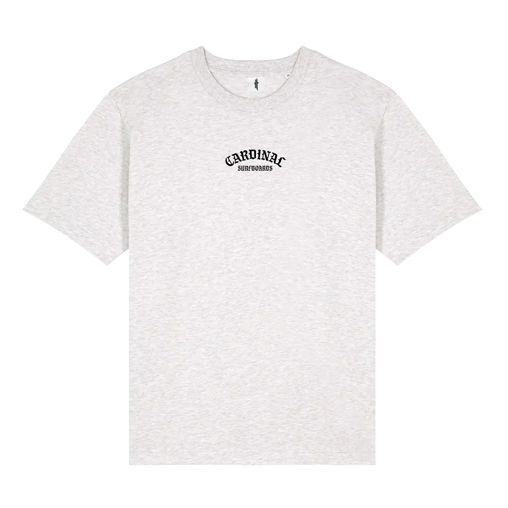 Cardinal - T-Shirt Oversize - Gothic punchline - Gris - Face avant