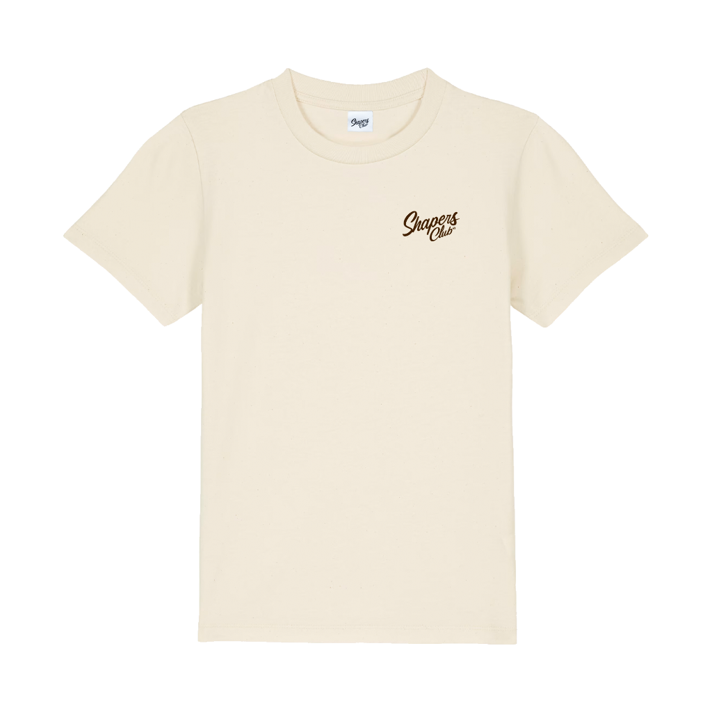 Shapers Club - T-Shirt Kids - Shaka Wave - Beige - Face avant