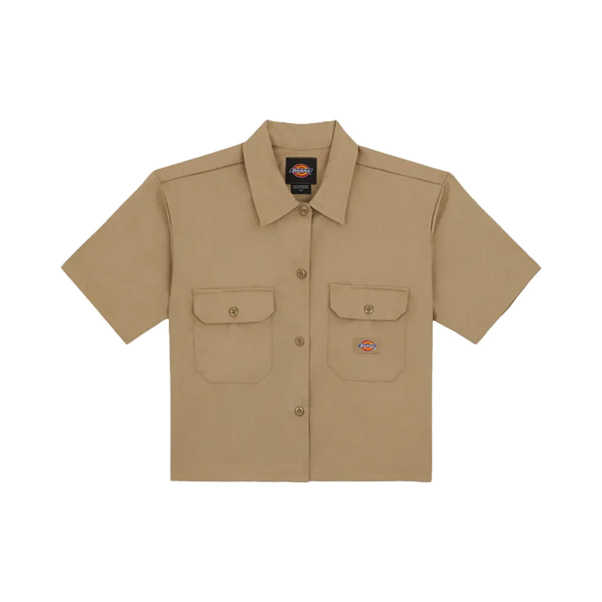 Dickies - Shirt - Work shirt cropped green Surfshop - Shapers Club House