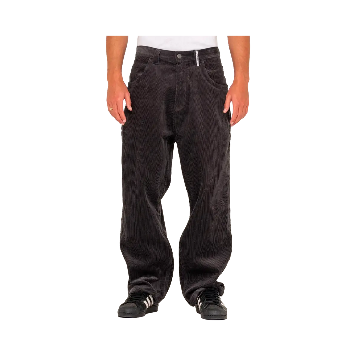 Rusty - Men's trousers - Flip daddy cord black Rusty