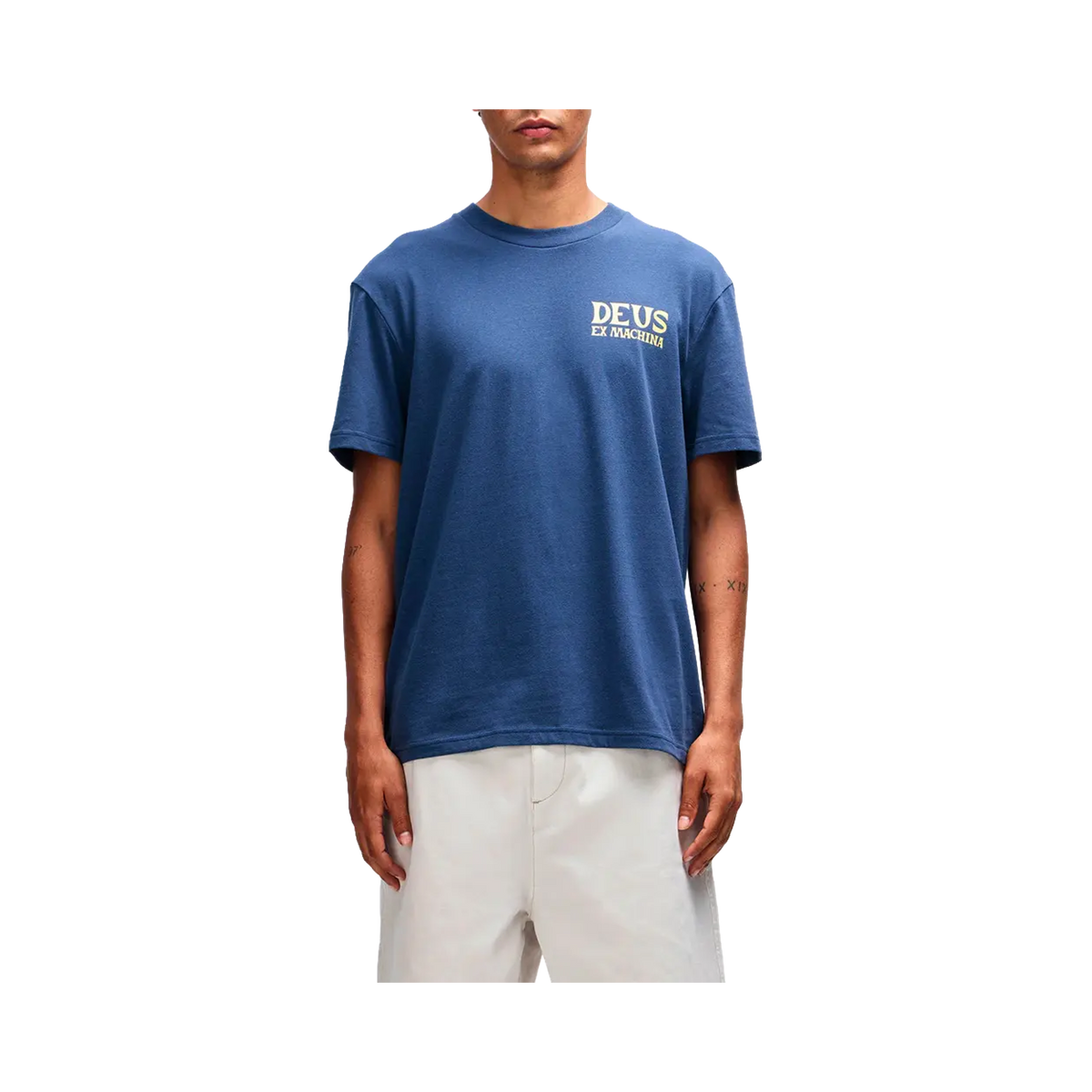 Deus Ex Machina - T-shirts - Chinook blue tee Deus ex machina