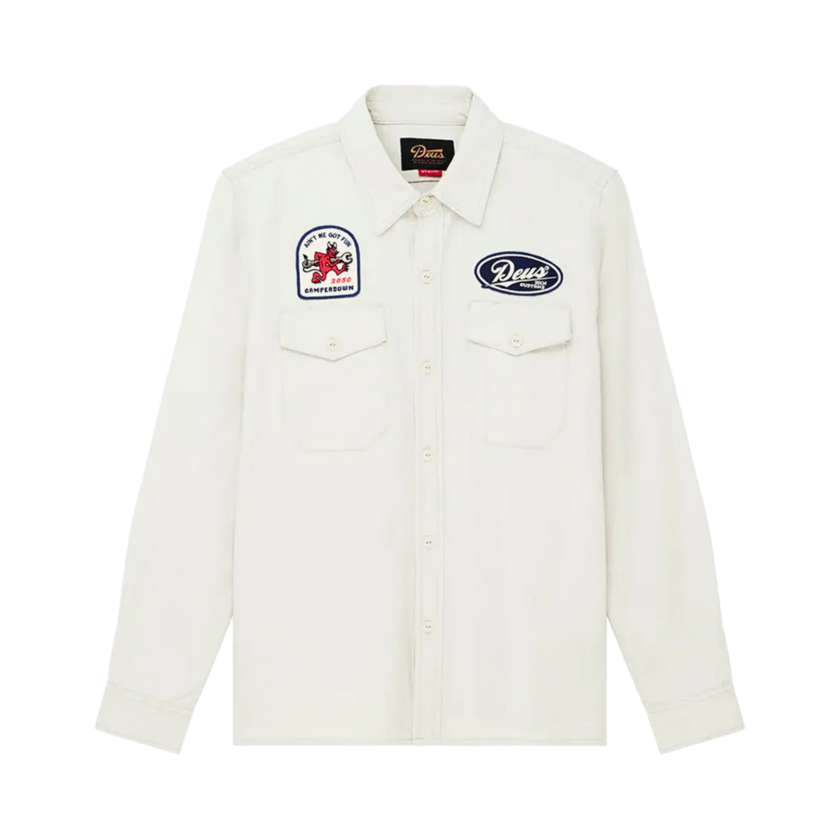 Deus Ex Machina - Vest - Nomad white shirt Deus ex machina