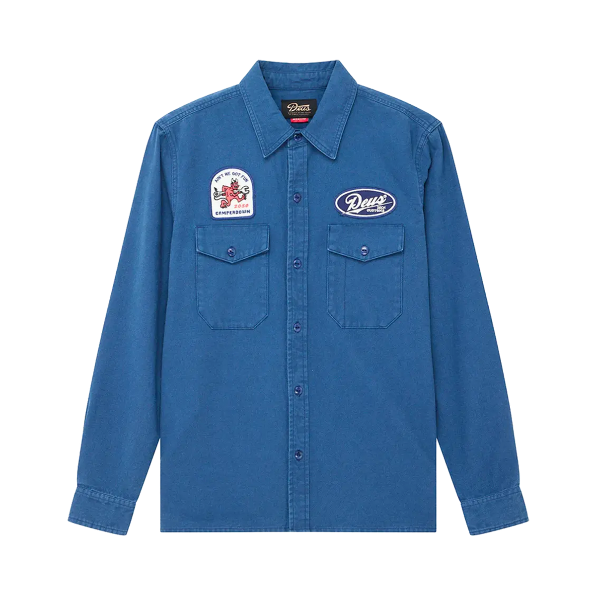 Deus Ex Machina - Vest - Nomad blue shirt Deus ex machina