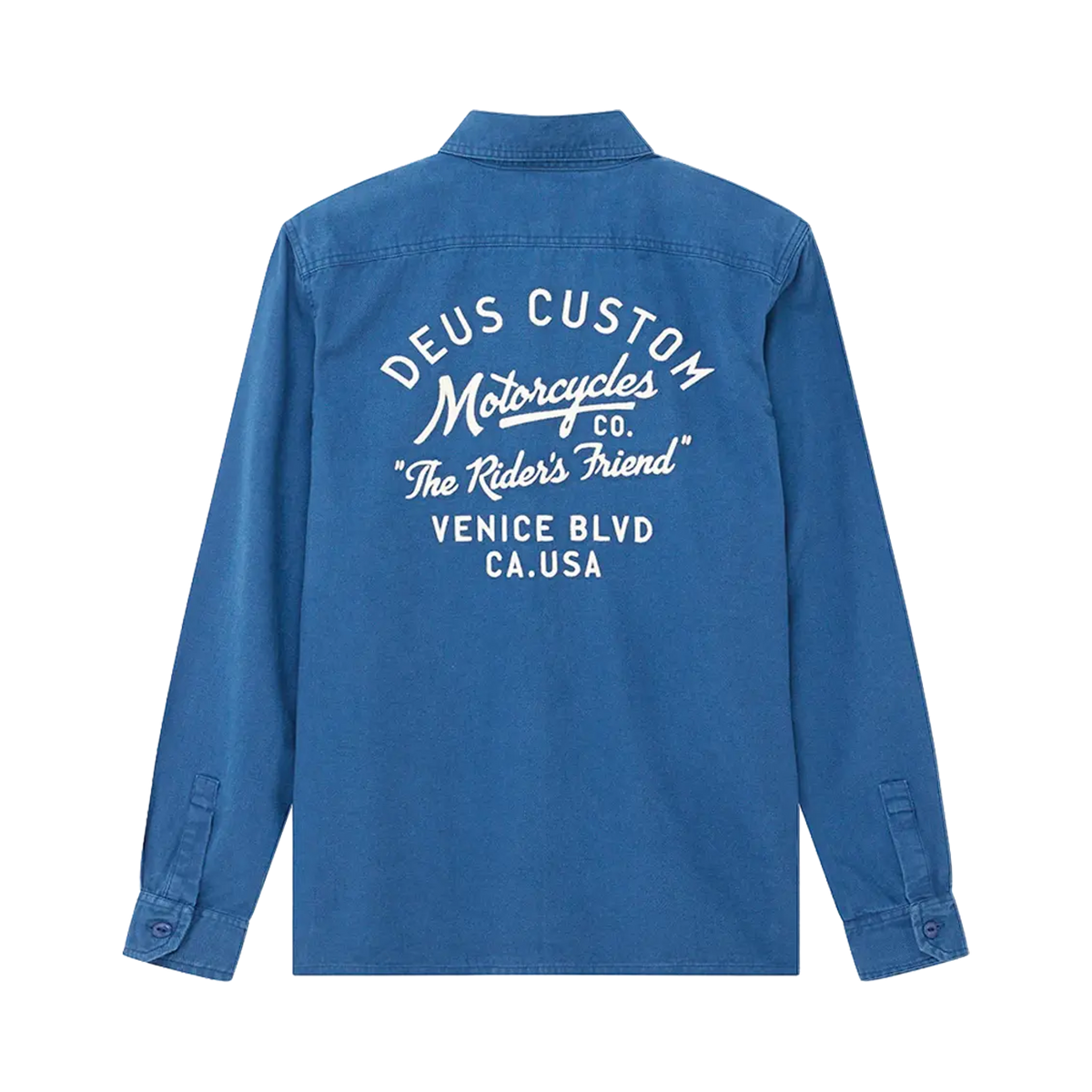 Deus Ex Machina - Vest - Nomad blue shirt Deus ex machina