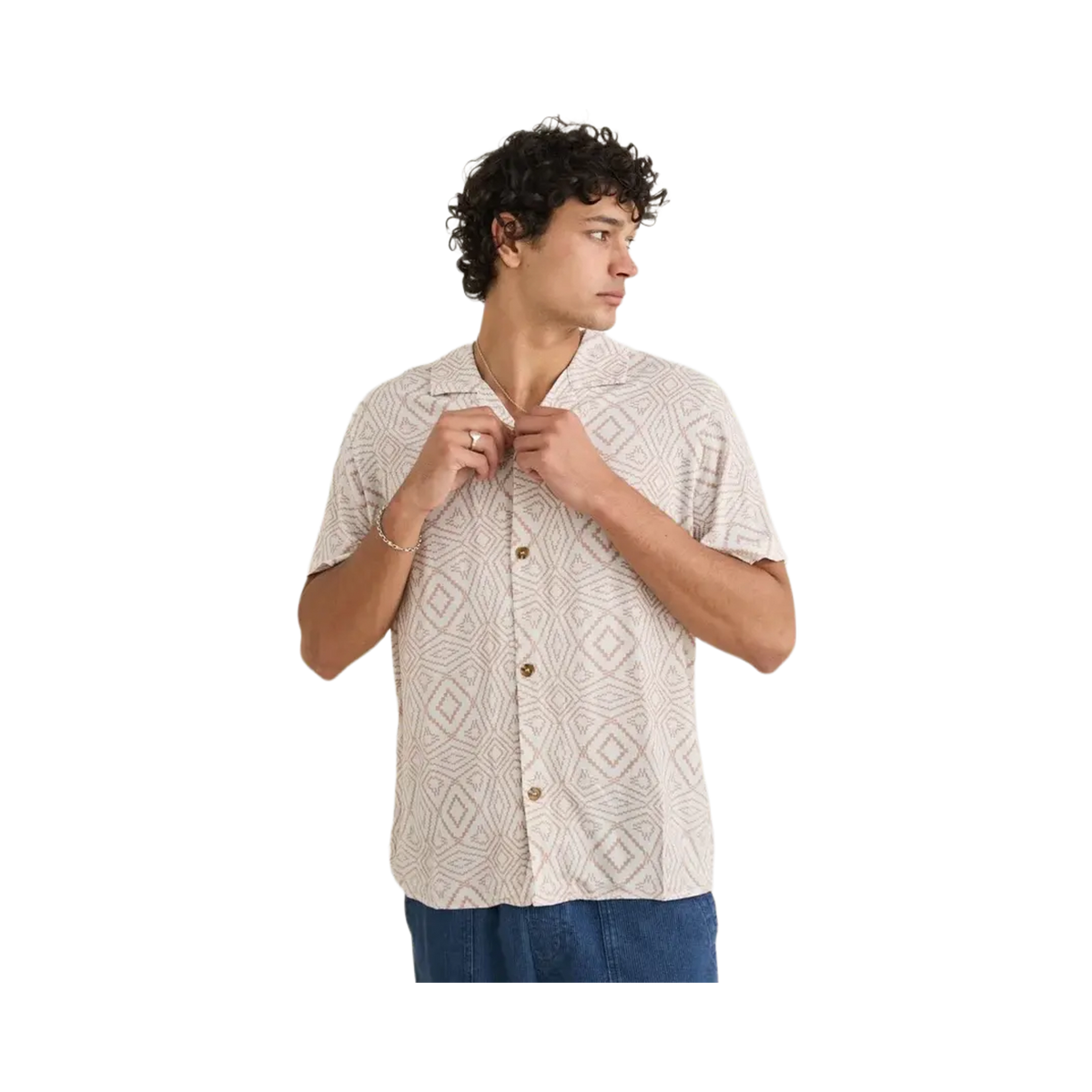 Rhythm - Shirts - Mosaic brown Hoff