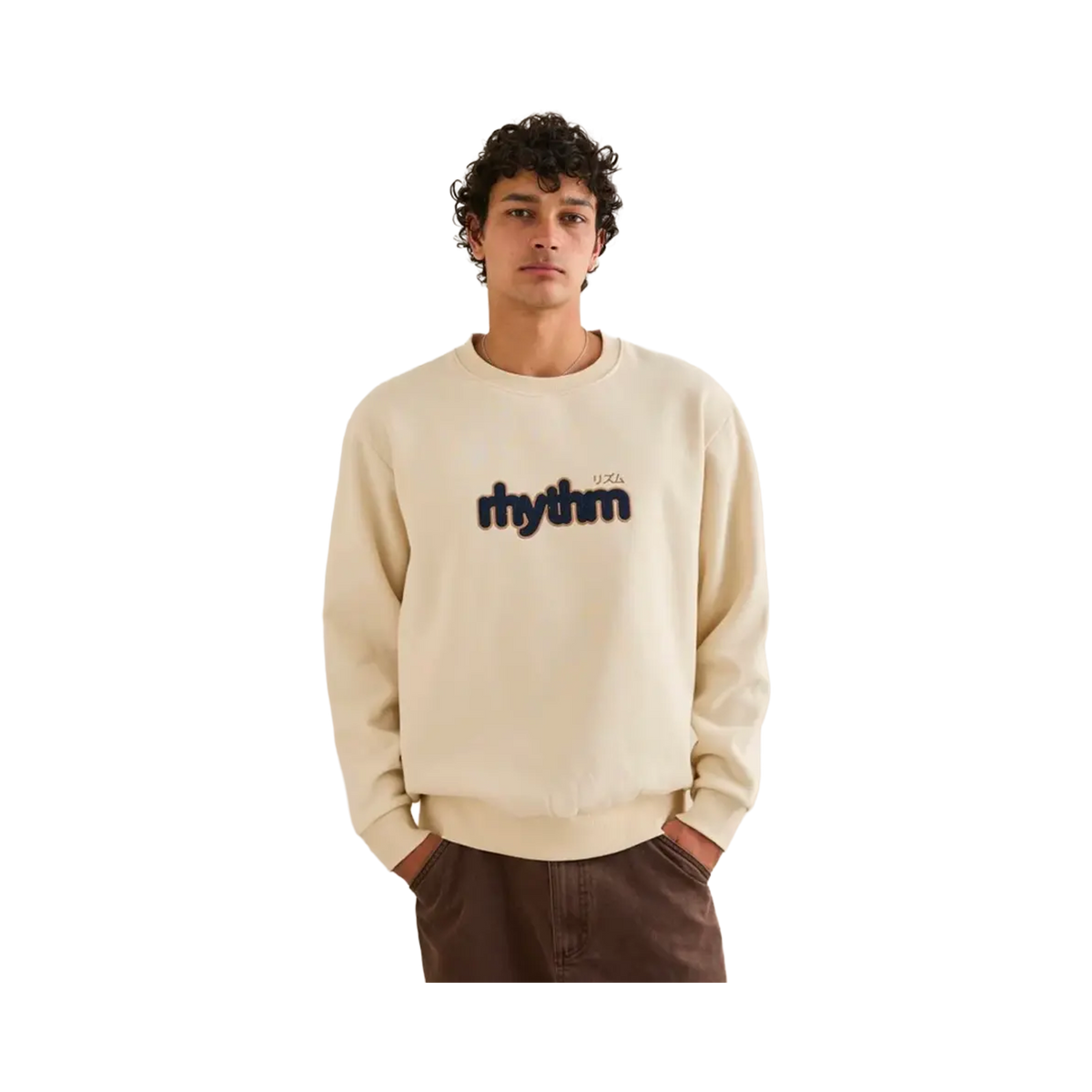 Rhythm - Sweats & hoodies - Applique beige Hoff