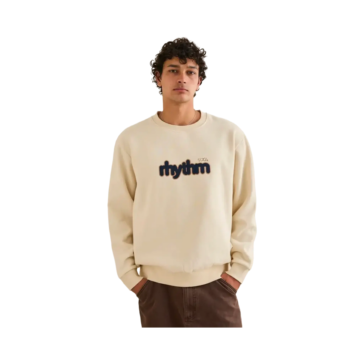 Rhythm Sweats & hoodies Beige applique – view 1