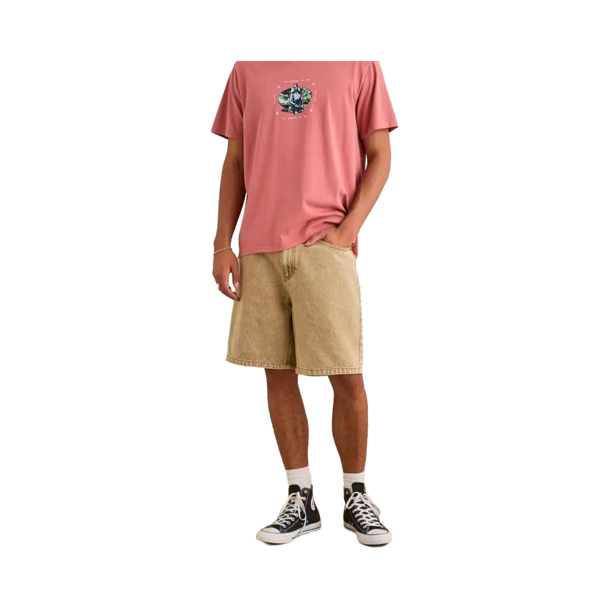 Rhythm - Shorts - Toby Denim beige Hoff