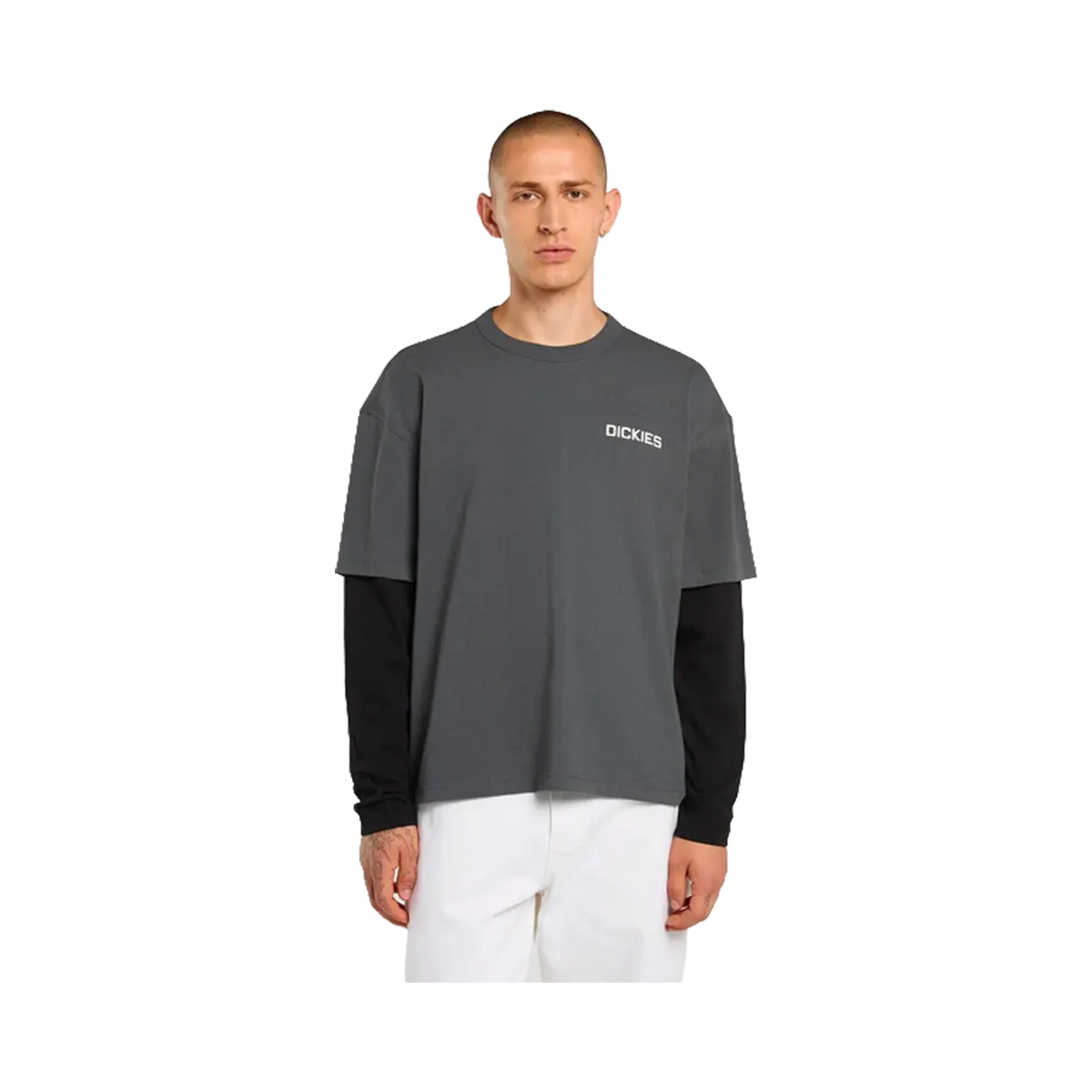 Dickies - T-shirts - Payson 2fer tee - Black Dickies