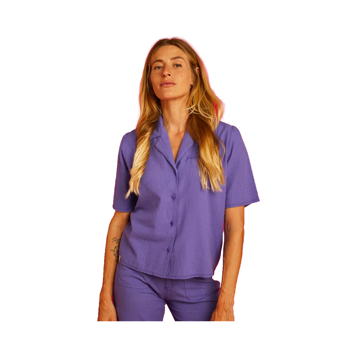 Graine - Women's Shirts - Sky Blue Graine