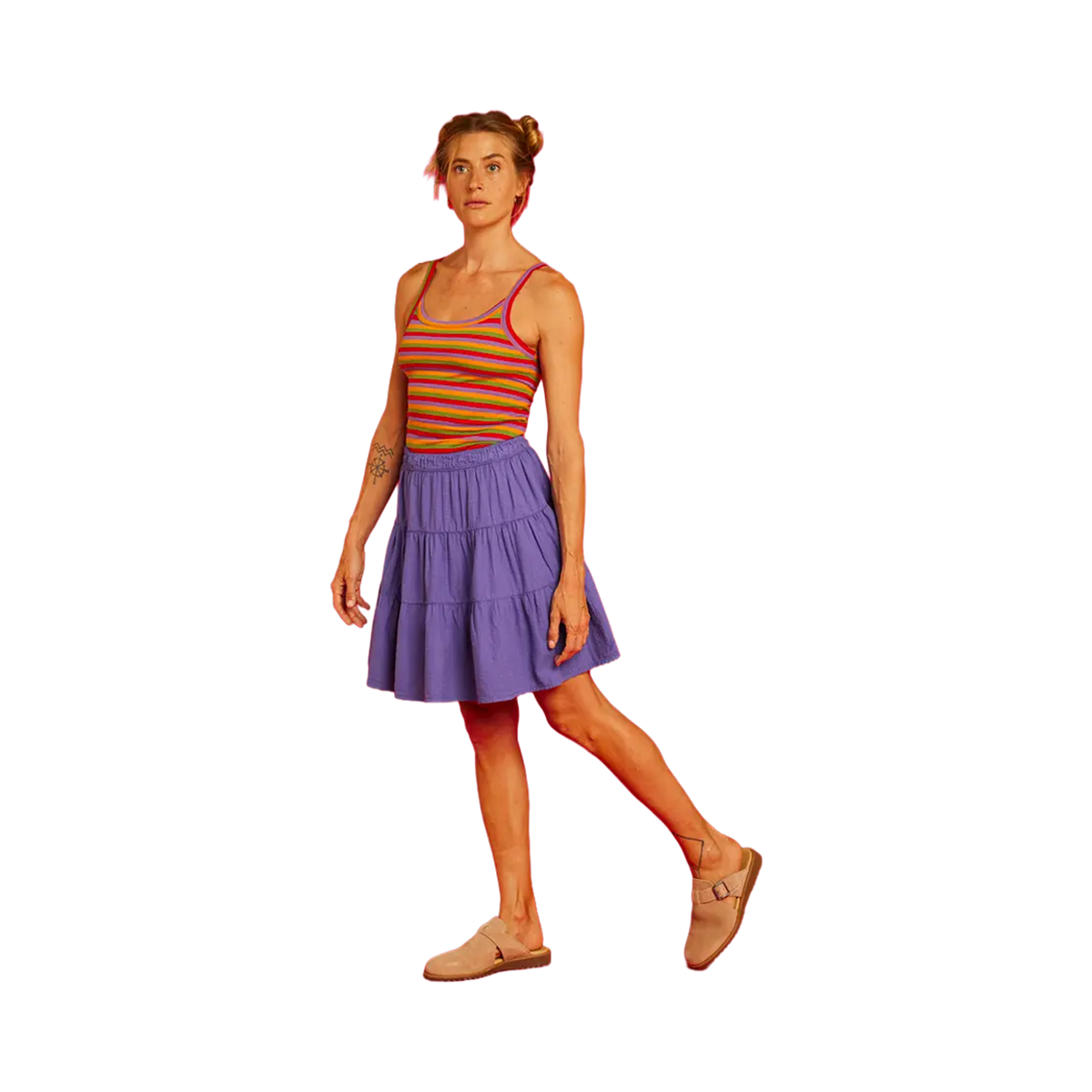 Graine - Women's Skirts - Violet Midi Graine