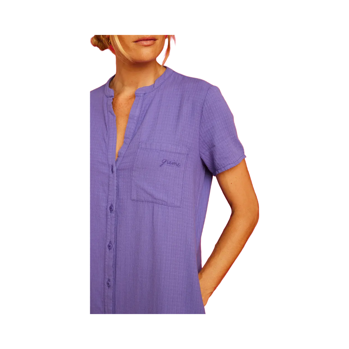 Graine - Women's Robes - Purple Sel Graine