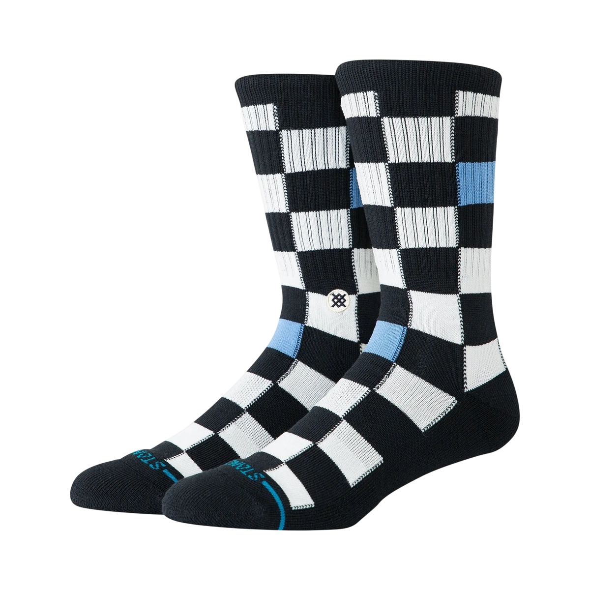 Stance - Socks - Chef Check Crew Black - photo 1