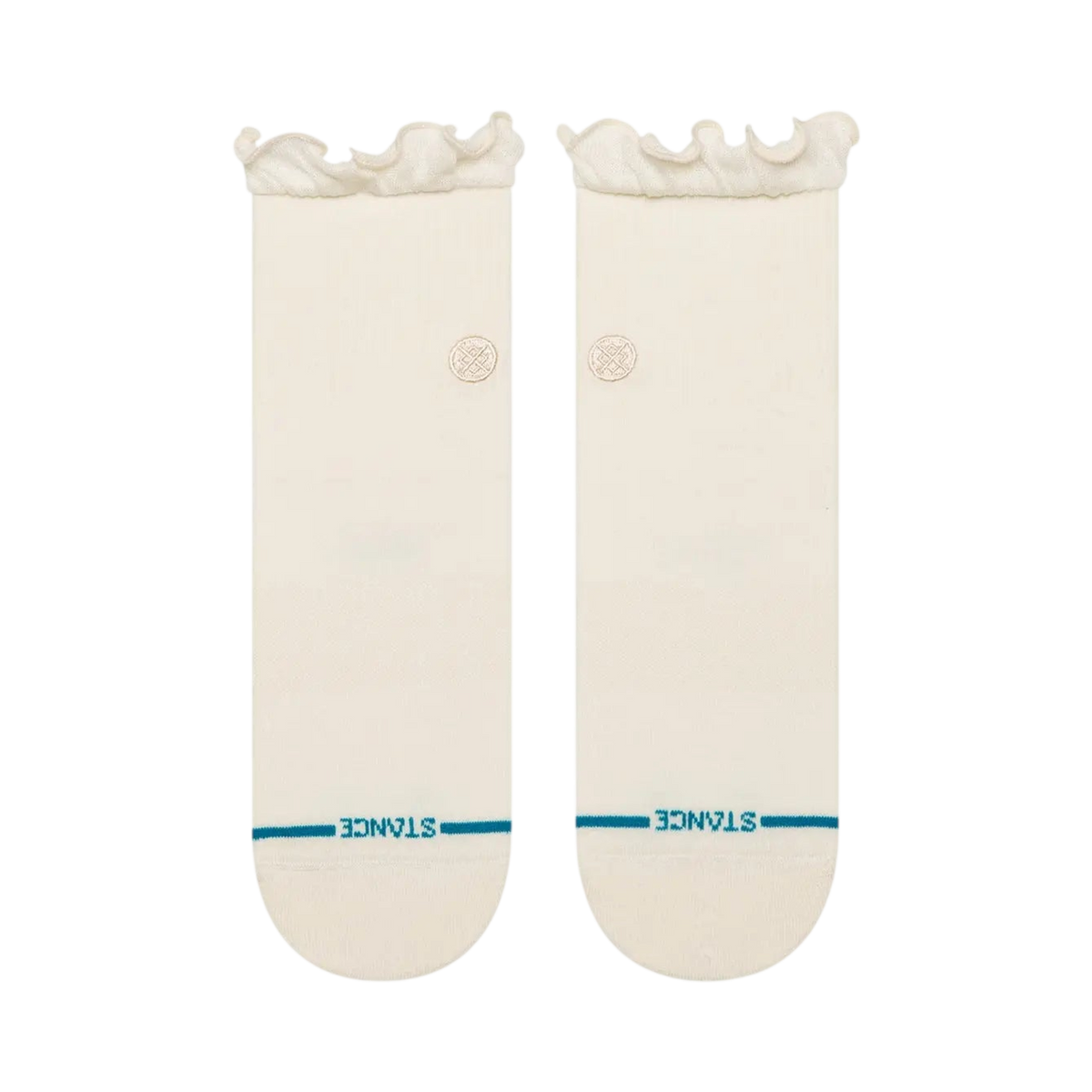 Stance - Socks - Ruffle Icon Quarter White - photo 1