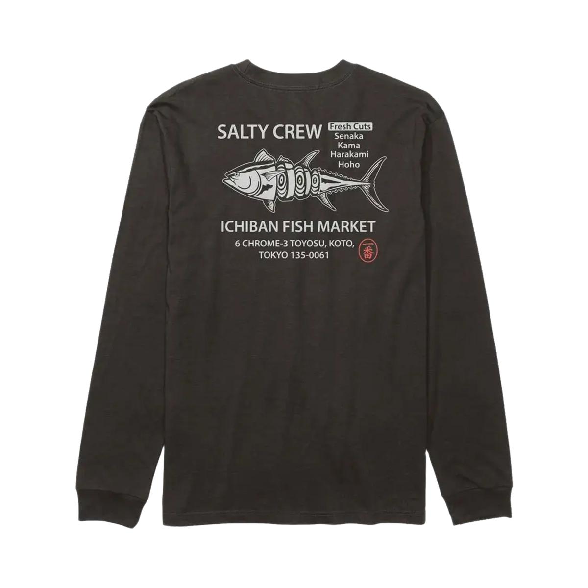Salty crew - T-shirts manches longues - Ichiban noir Globe Europe SAS
