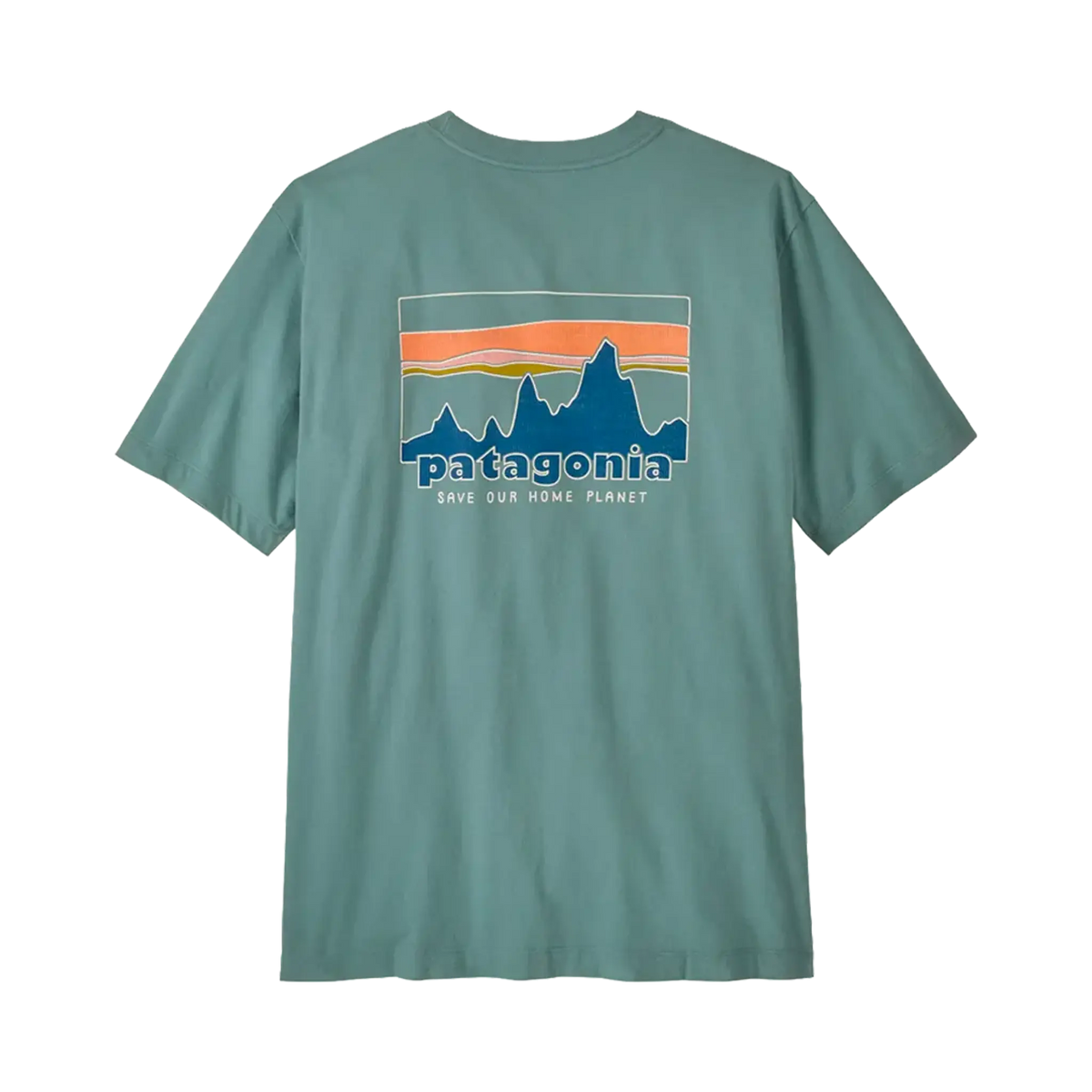 Patagonia T-shirts '73 Skyline T-Shirt Blue Sage – vue 2