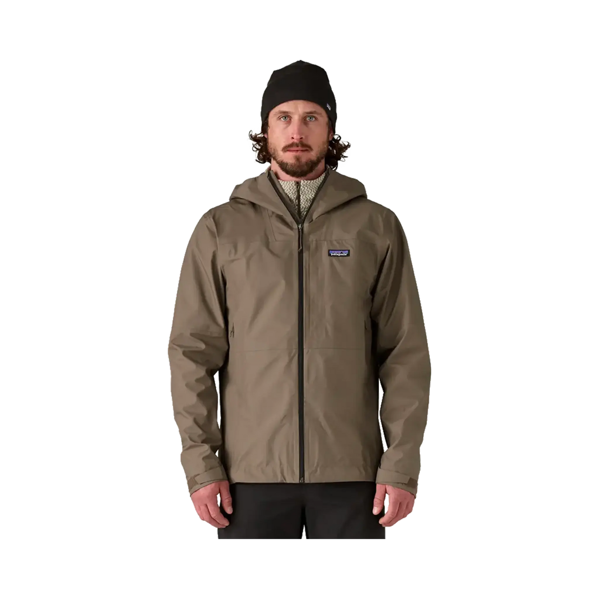 Patagonia Manteaux Boulder Fork Rain Jkt Marlow Brown – vue 2