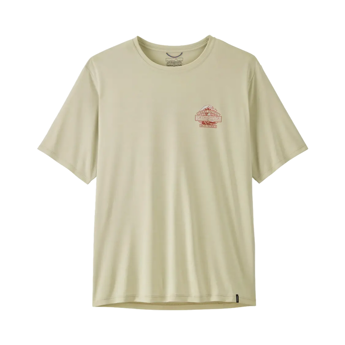 Patagonia - T-shirts - Cap Cool Daily Shirt - Great Waves - Dyno White Patagonia Purpose Trust