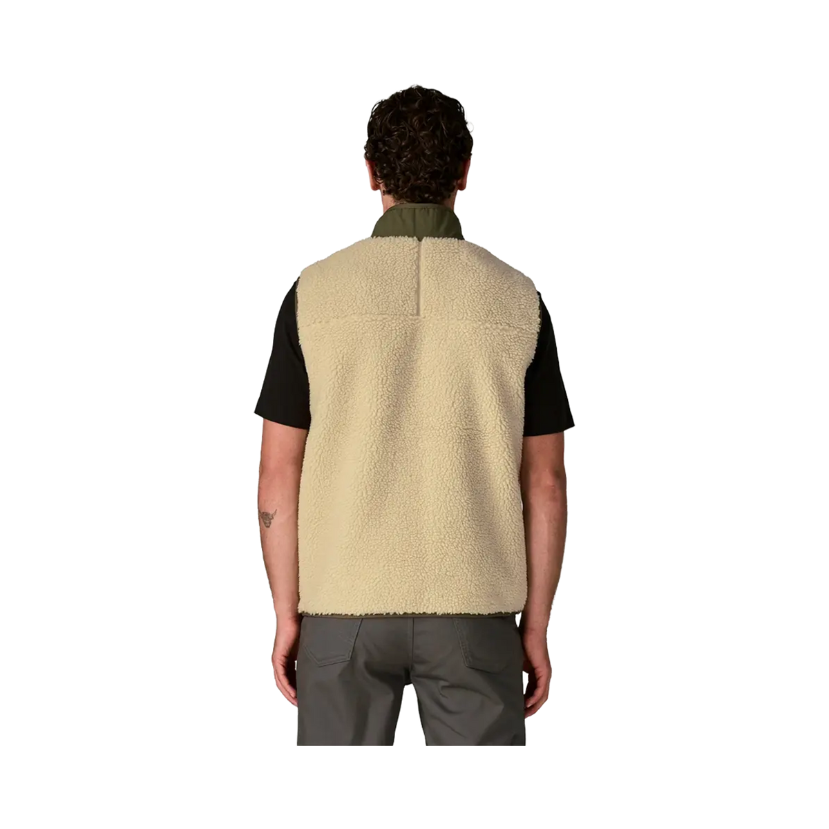 Patagonia - Jackets & Overalls - Classic Retro-X Vest - Dark Natural w/Basin Green Patagonia Purpose Trust