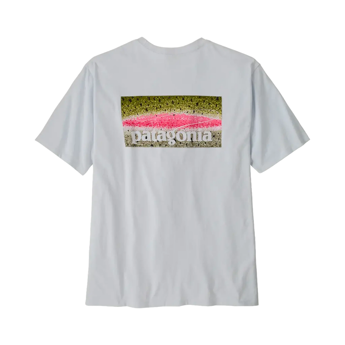 Patagonia T-shirts Flying Fish Responsibili-Tee White – vue 2