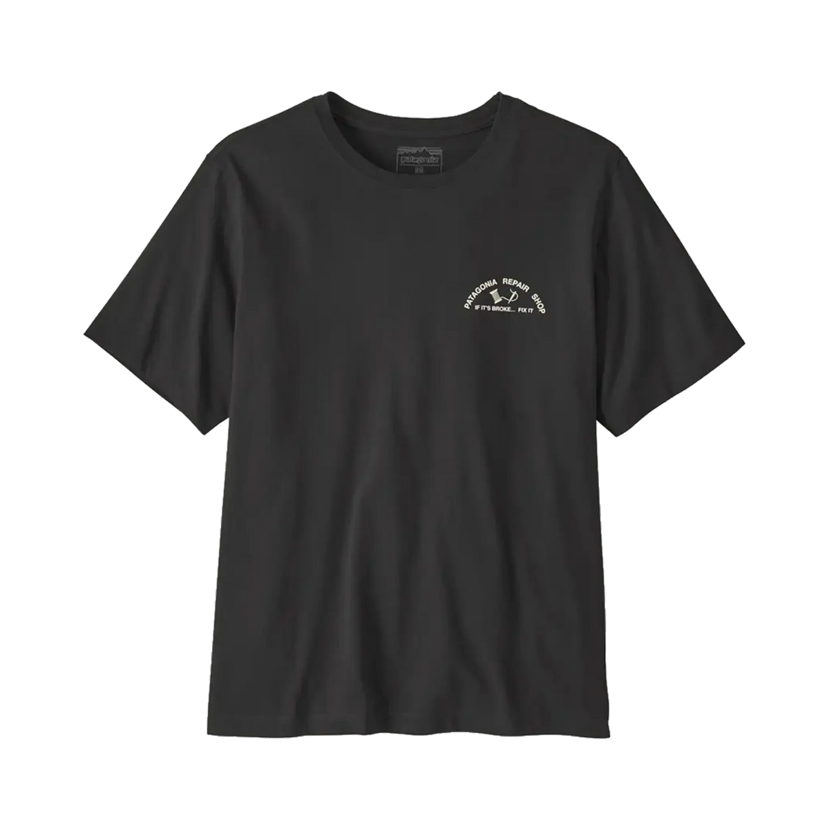 Patagonia T-shirts Repair Shop T-Shirt Ink Black – vue 1