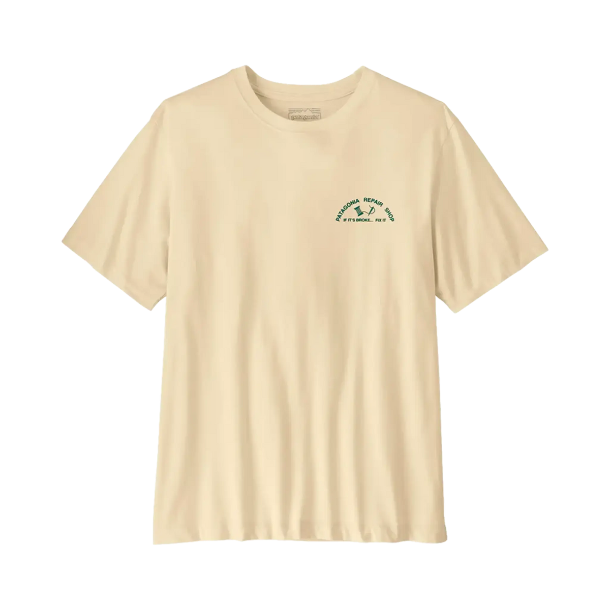 Patagonia T-shirts Repair Shop T-Shirt Undyed Natural – vue 1