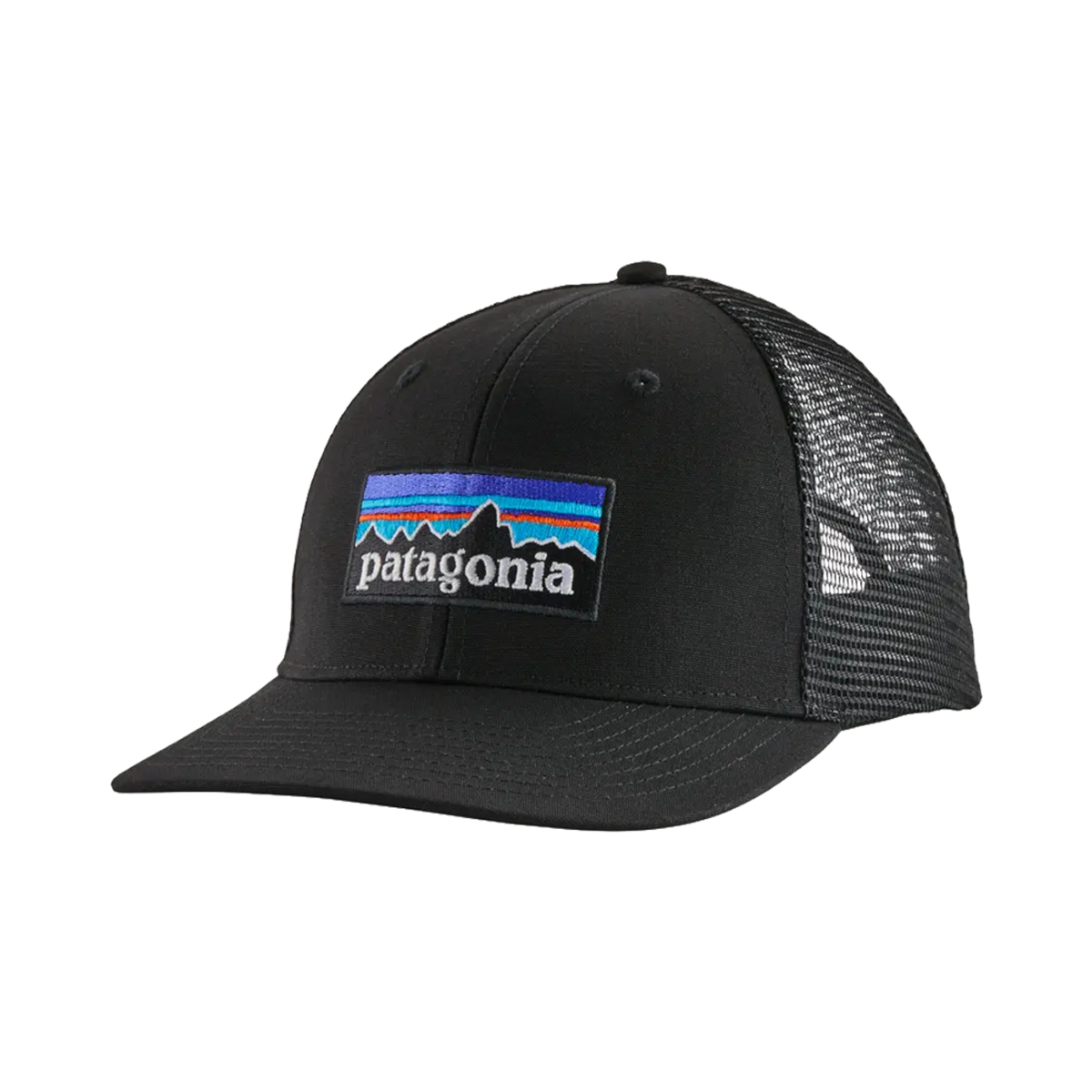 Patagonia - Caps - P-6 Logo Trucker Hat - Black Patagonia Purpose Trust