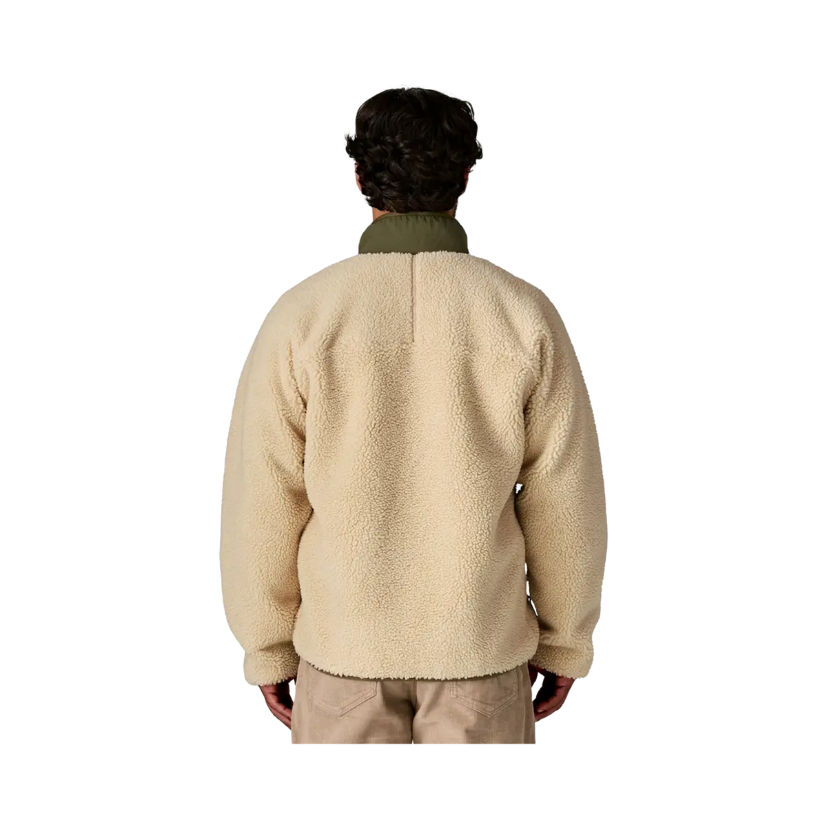 Patagonia - Jackets & Coveralls - Classic Retro-X Jkt - Dark Natural w/Basin Green Patagonia Purpose Trust