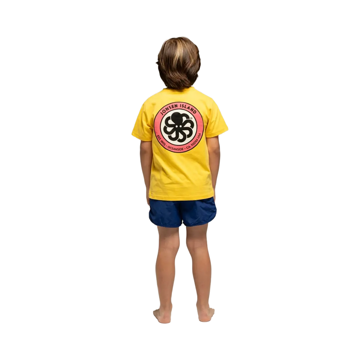 Jonsen Island - T-shirts - Classic Kid Authentic yellow Jonsen Island