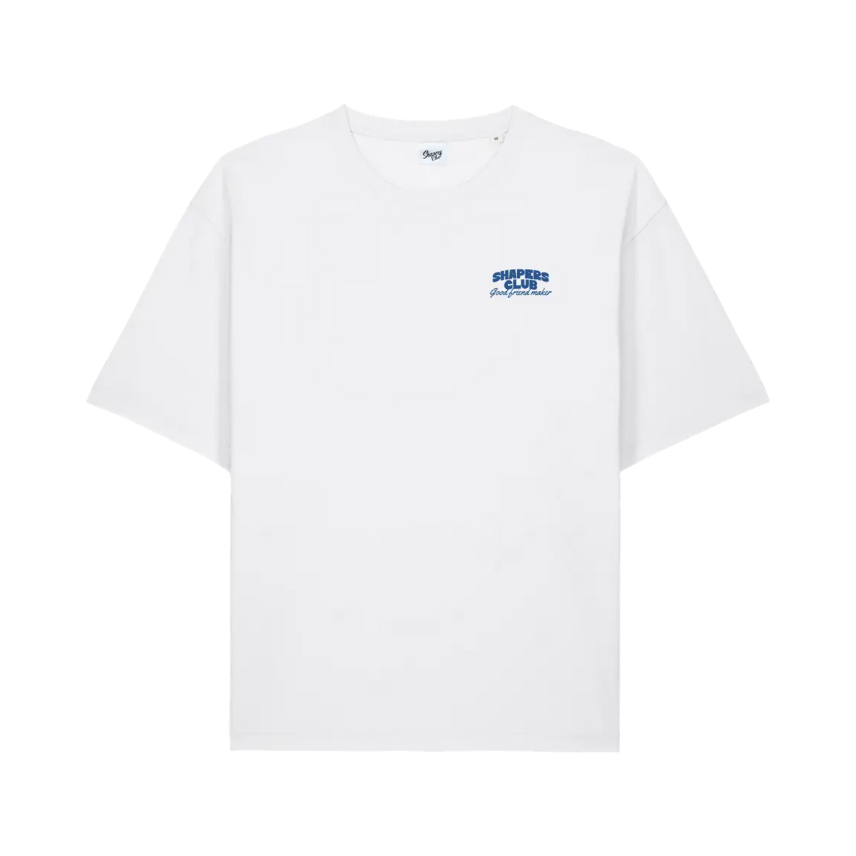 Shapers Club - Oversize T-Shirt - A good friend maker - White - Front side