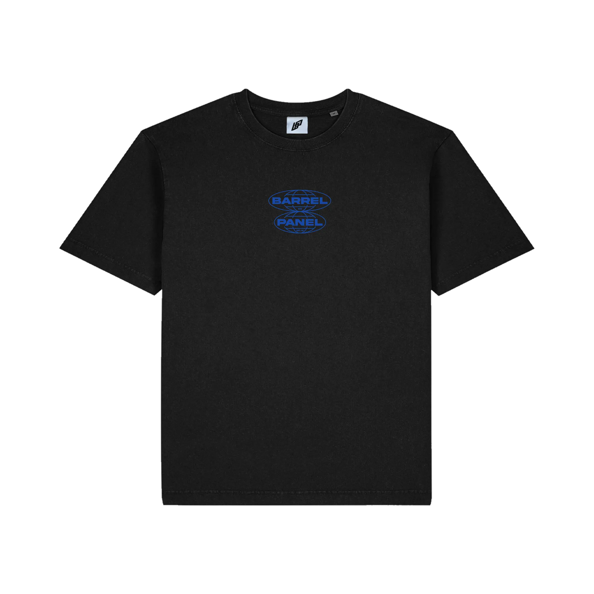 Barrel & Panel - T-Shirt Oversize - Double globe - Washed Black - photo 2