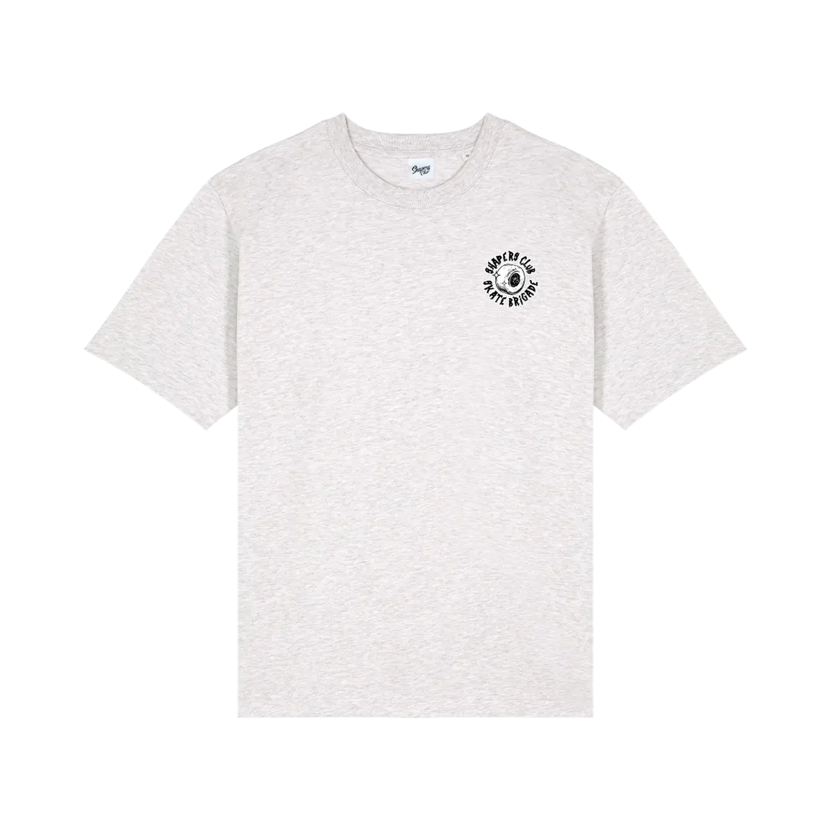 Shapers Club - Oversize T-Shirt - Zorlac - Grey - Front view