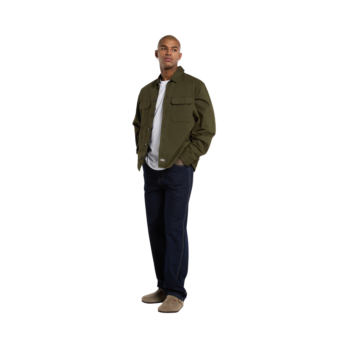 Dickies - Jackets & coveralls - 247 shacket deep depths green - photo 3