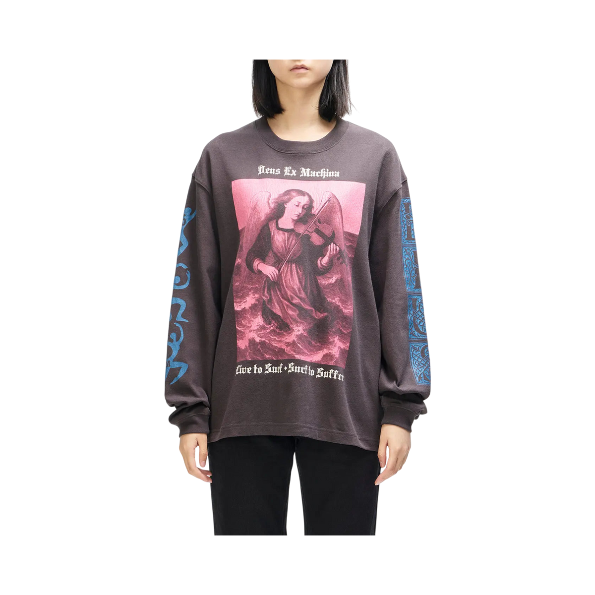 Deus ex machina - Long-sleeved t-shirts - Swell maps OS LS grey tee