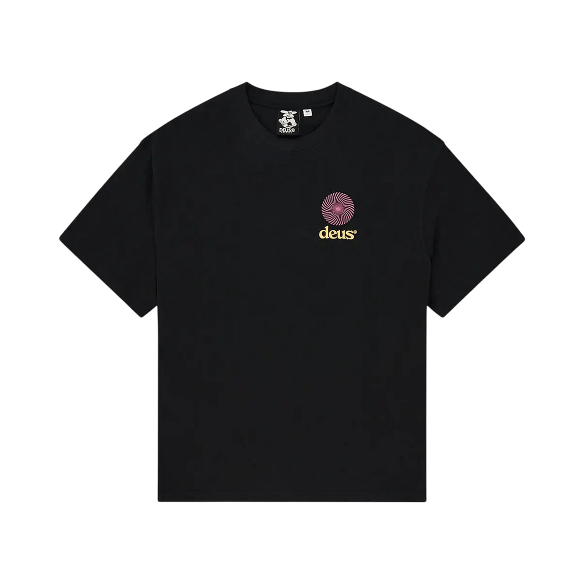 Deus ex machina - T-shirts - Strata OS black tee