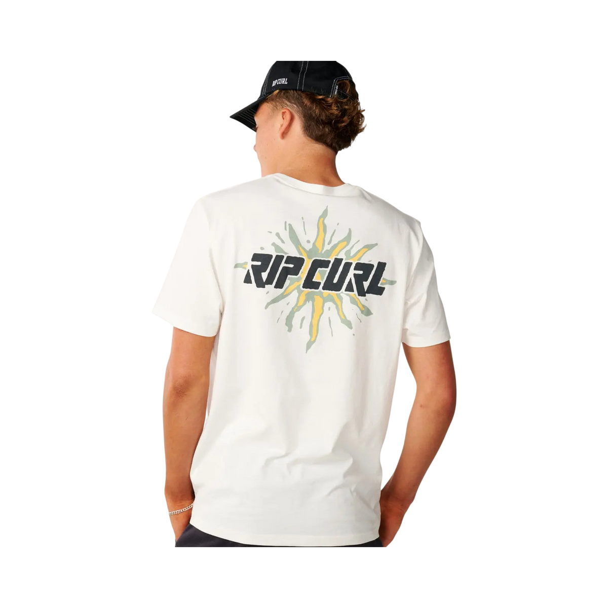 Rip curl - T-shirts - Disorder Burst White Tee