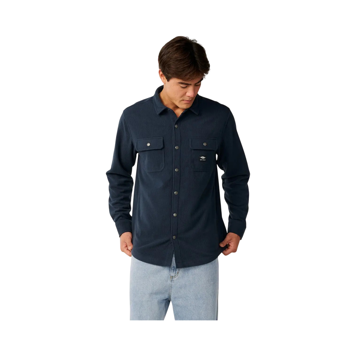 Rip curl - Shirts - Sessions Polar Fleece Shirt blue