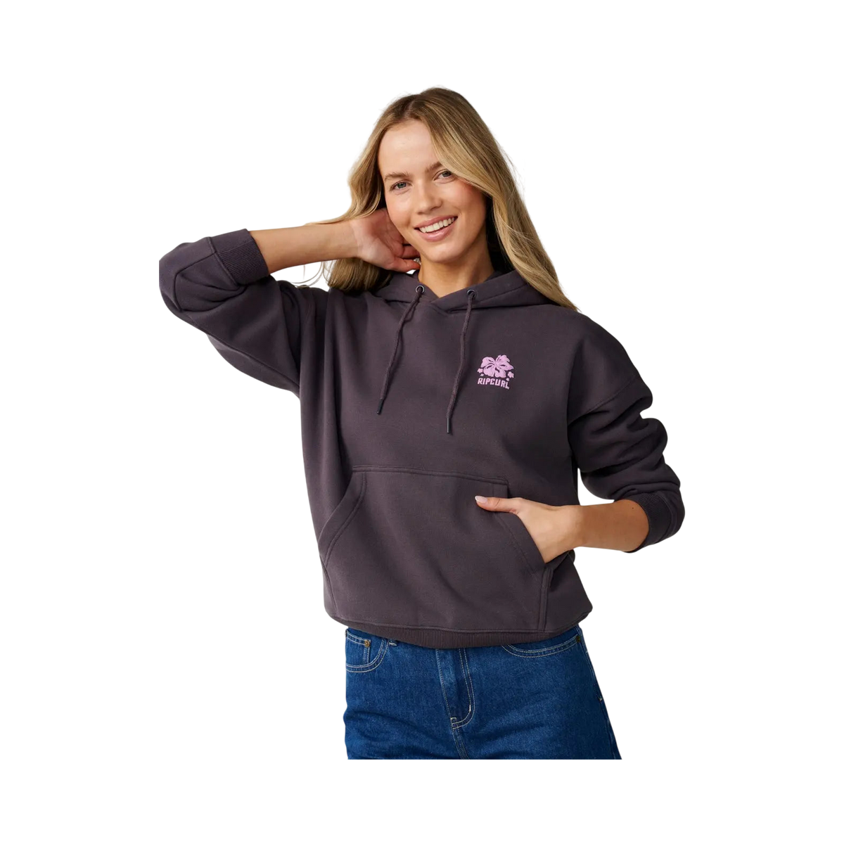 Rip curl - Sweats & hoodies - Surf Puff Relaxed Hood P/P grey