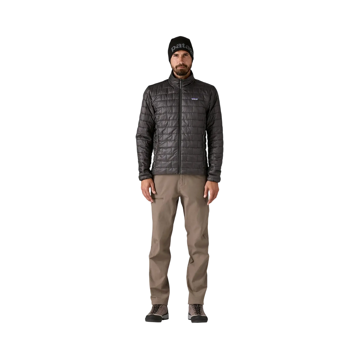 Patagonia Vestes & surchemises M's Nano Puff Jkt noir – vue 5
